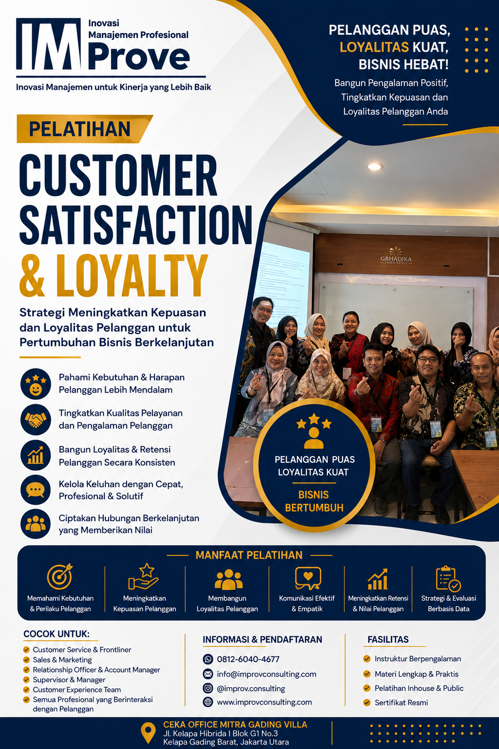 Pelatihan Customer Satisfaction & Loyal