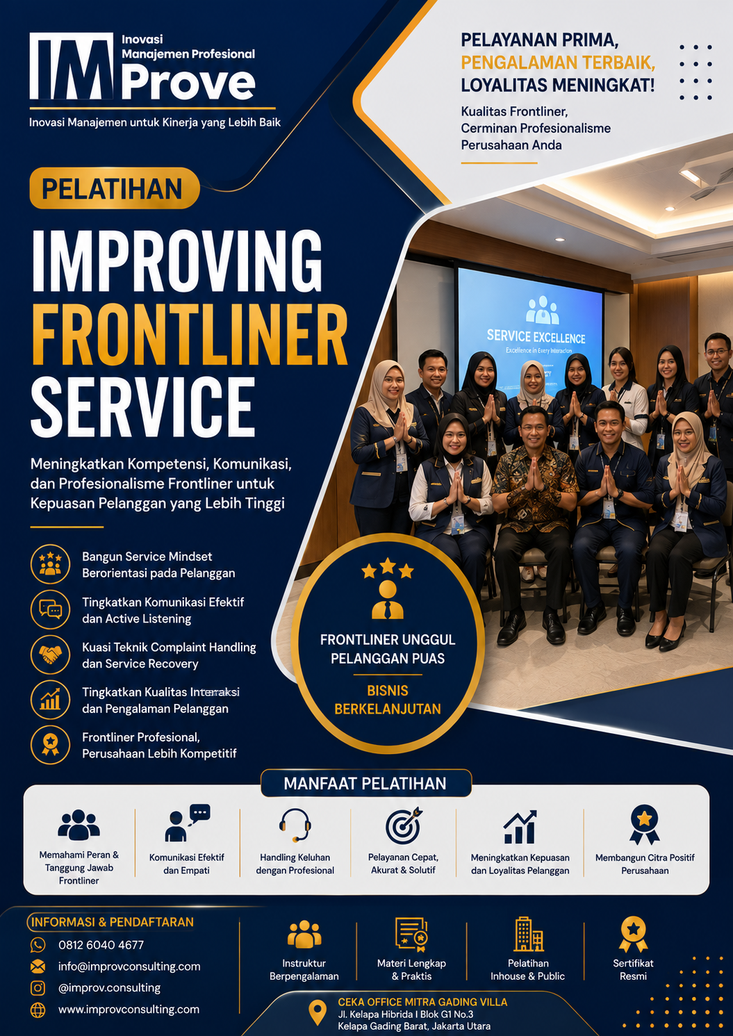 Pelatihan Improving Frontliner Service
