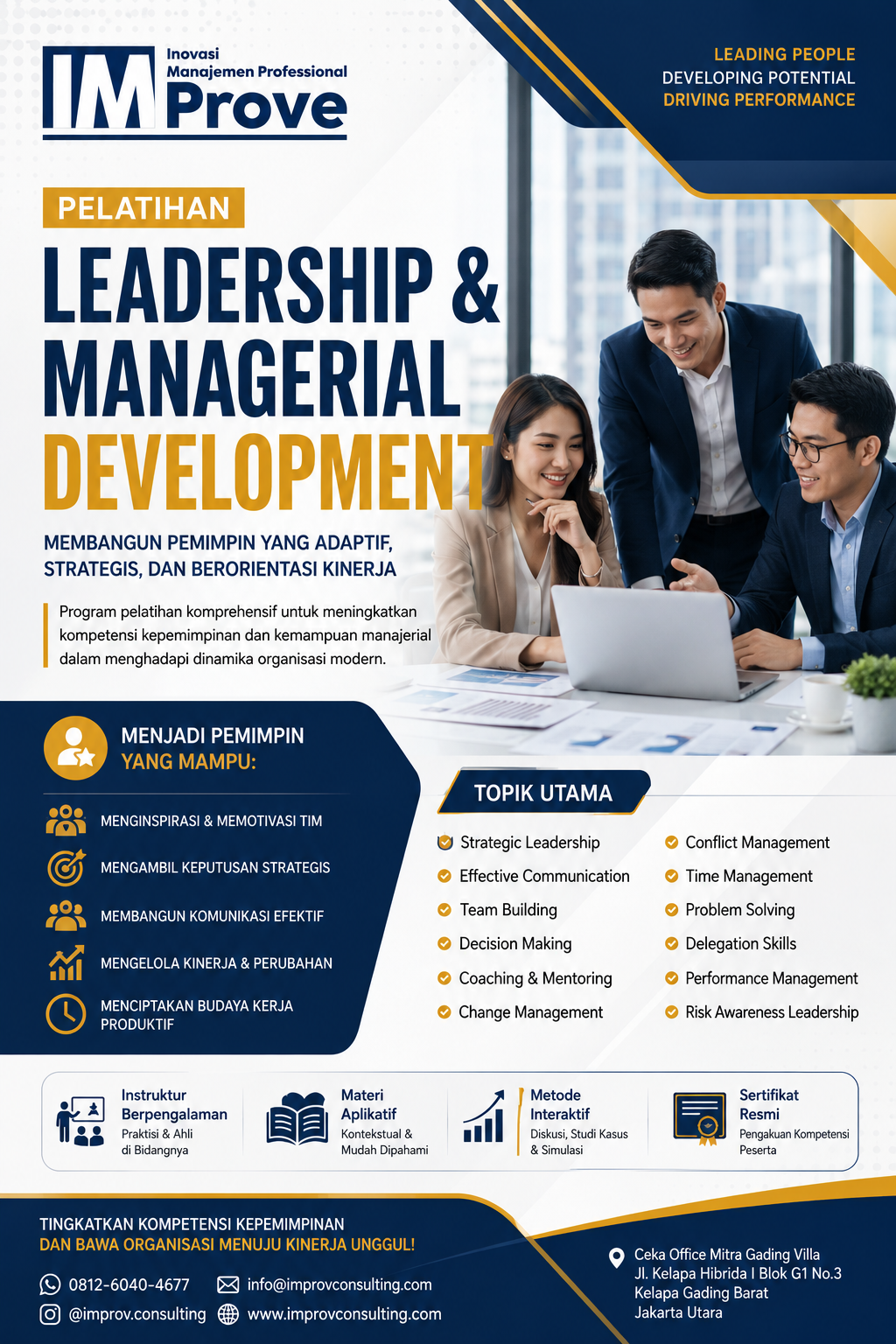 Pelatihan Leadership & Managerial Development