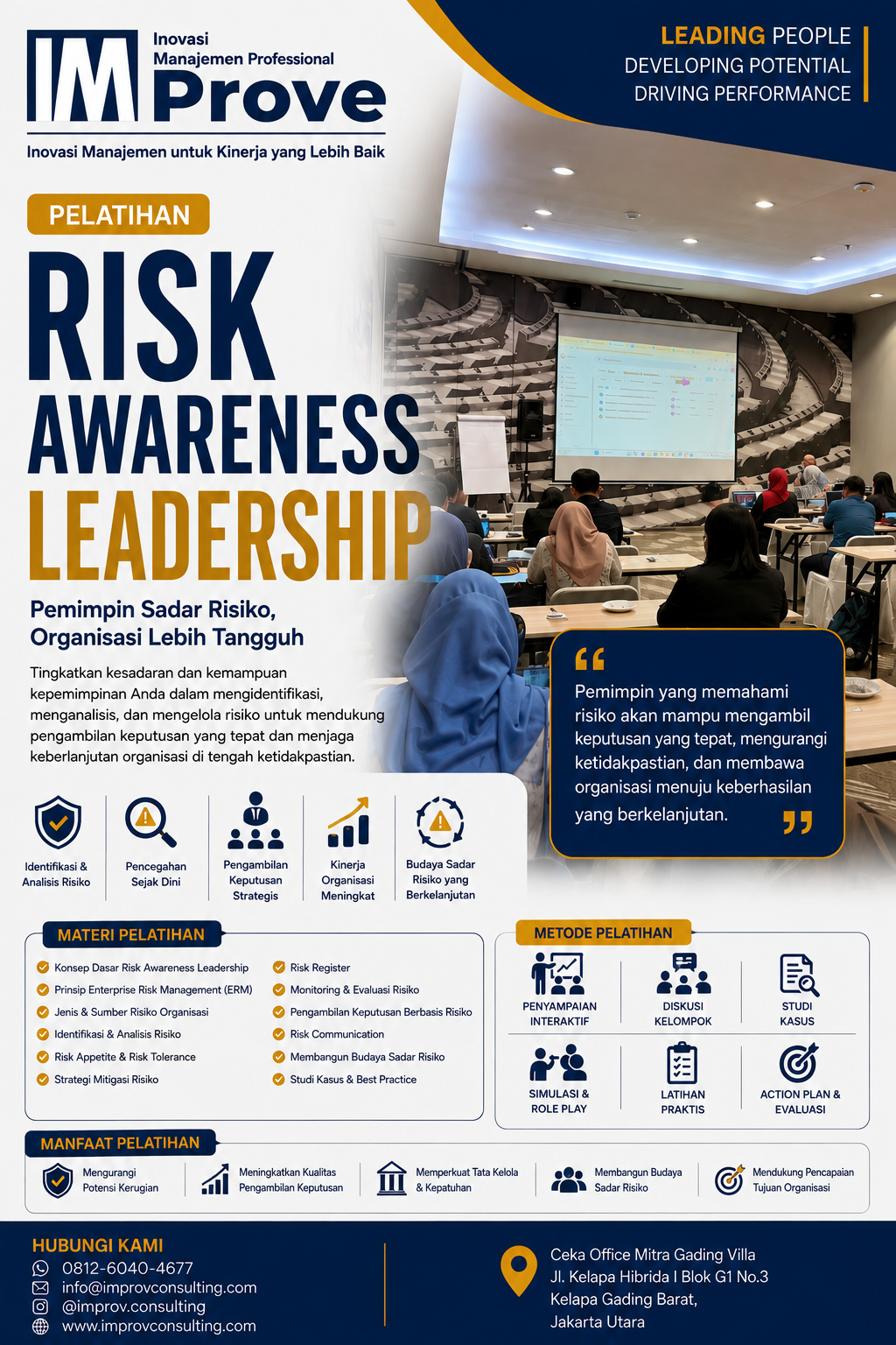 Pelatihan Risk Awareness Leadership